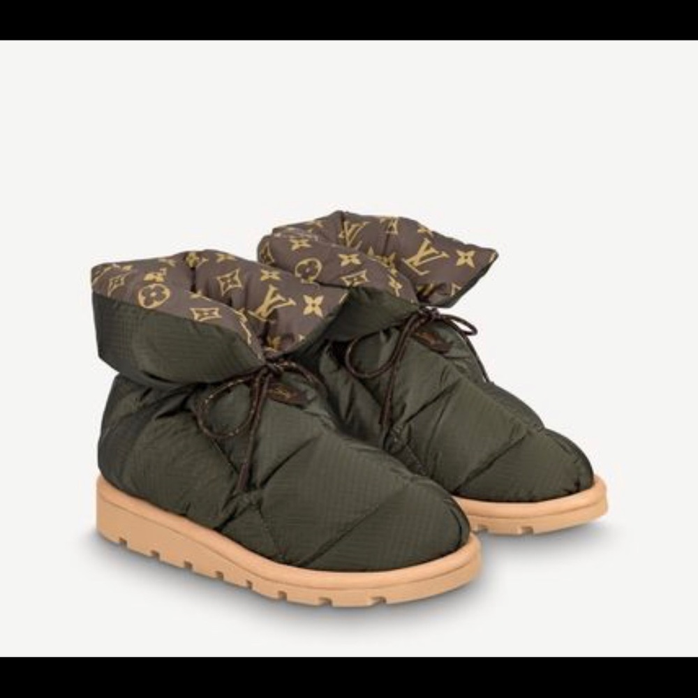 2021 and 2022 Louis Vuitton Authentic Pillow ankle boots. Worn once